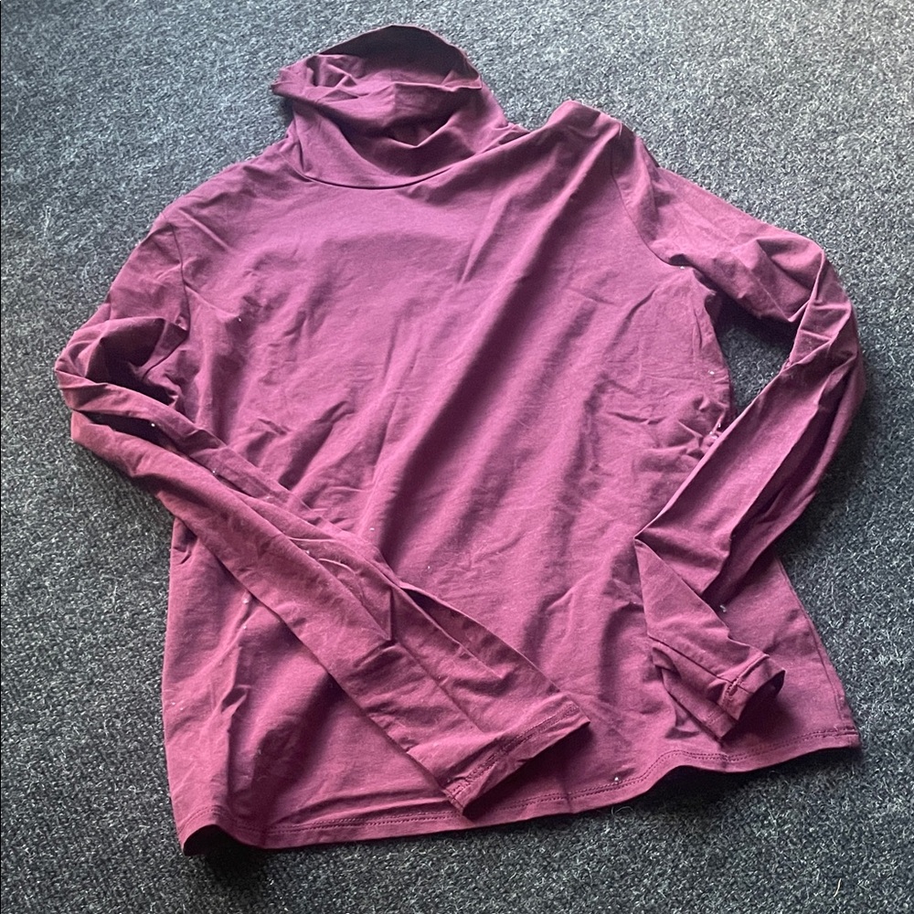 Marled NWOT XS Purple Long Sleeve Turtleneck Top Tee